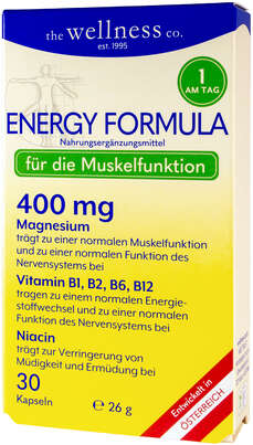 Wellness ENERGY FORMULA mit MAGNESIUM + B-Vitamine + Vitamin E, A-Nr.: 4899434 - 01