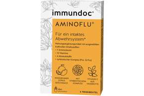 Sie sehen eine Packung immundoc® AMINOFLU®, Produktbild: 01 immundoc® AMINOFLU®, A-Nr.: 5184134 - 01