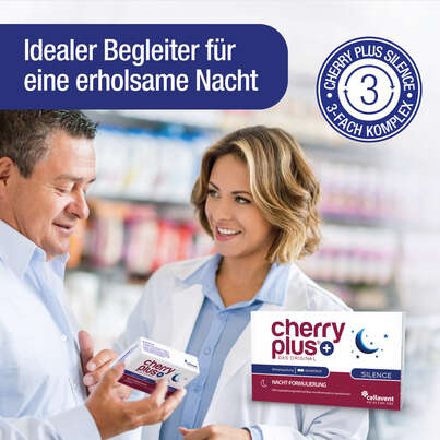 Sie sehen eine Packung Montmorency-Sauerkirsch Kapseln – mit Ashwaganda, Magnesium, Zink und Vitamin B6, Produktbild: 02 Montmorency-Sauerkirsch Kapseln – mit Ashwaganda, Magnesium, Zink und Vitamin B6, A-Nr.: 4753989 - 02