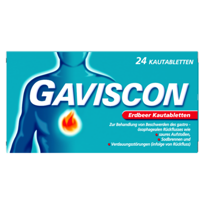 Gaviscon Kautabletten Erdbeer, A-Nr.: 4478655 - 01