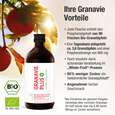 Sie sehen eine Packung Bio-Granatapfel-Konzentrat – 45.000mg Polyphenole/L – Kraft von 90 Granatäpfeln pro 500ml – 25 Portionen, Produktbild: 03 Bio-Granatapfel-Konzentrat – 45.000mg Polyphenole/L – Kraft von 90 Granatäpfeln pro 500ml – 25 Portionen, A-Nr.: 5895705 - 03