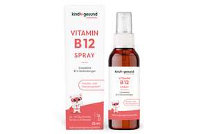 Vitamin B12 Spray | für Kinder &amp;amp; Jugendliche I für bis zu 6 Monate I Vegan | Tagesbedarf von 10 µg pro Sprühstoß, A-Nr.: 5895728 - 01