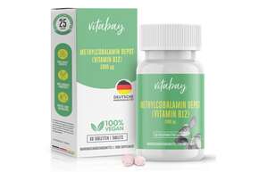 Vitabay Vitamin B12 Depot 1000 mcg Lutschtabletten, A-Nr.: 5878434 - 01