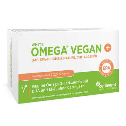 Algenöl Kapseln – veganes Omega-3 – ohne Carrageen – 330 mg DHA aus Algen – 90 Mini-Kapseln (1 Monat), A-Nr.: 5895852 - 01