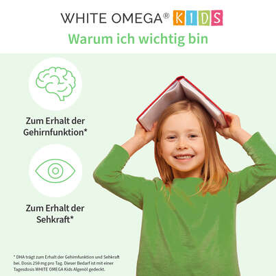 Algenöl Kapseln für Kinder – veganes Omega-3 – ohne Carrageen – 330 mg DHA aus Algen, A-Nr.: 5614209 - 02