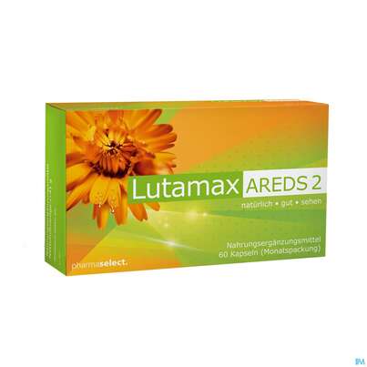 Sie sehen eine Packung Lutamax Kapseln Areds 2 60st, Produktbild: 04 Lutamax Kapseln Areds 2 60st, A-Nr.: 4241321 - 04
