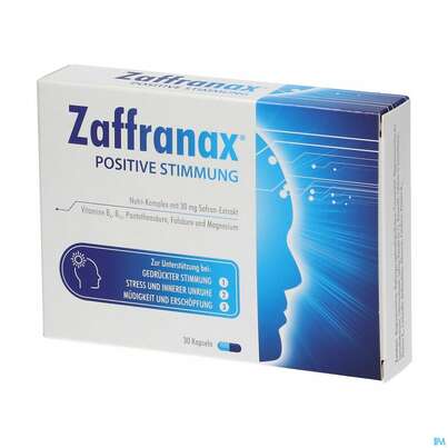 Zaffranax Kapseln Positive Stimmung 50000 30st, A-Nr.: 4563674 - 02