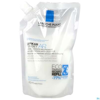 Sie sehen eine Packung La Roche Posay Lipikar/refill Syndet Ap+ 400ml, Produktbild: 01 La Roche Posay Lipikar/refill Syndet Ap+ 400ml, A-Nr.: 5341131 - 01