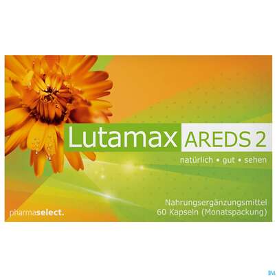 Sie sehen eine Packung Lutamax Kapseln Areds 2 60st, Produktbild: 01 Lutamax Kapseln Areds 2 60st, A-Nr.: 4241321 - 01