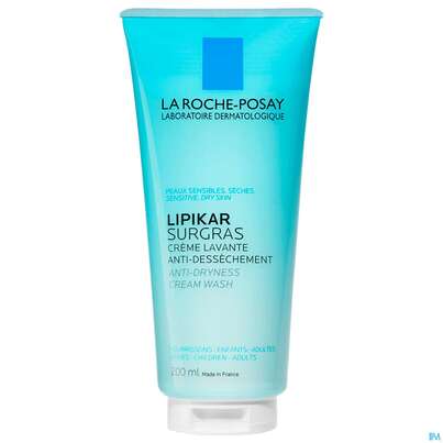 Sie sehen eine Packung La Roche Posay Koerperpflege Lipikar/surgras Konzentr.duschcreme 200ml, Produktbild: 02 La Roche Posay Koerperpflege Lipikar/surgras Konzentr.duschcreme 200ml, A-Nr.: 3061634 - 02