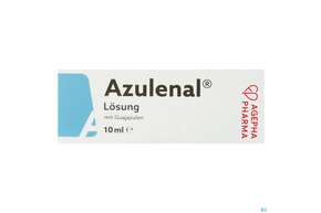 Sie sehen eine Packung Azulenal Loesung 10ml, Produktbild: 01 Azulenal Loesung 10ml, A-Nr.: 0005523 - 01