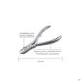 Nagel Zange Canal Rostfrei Aufgelegt 10cm 3054- 1st, A-Nr.: 4786500 - 02