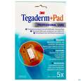 Sie sehen eine Packung Tegaderm +pad 9x10cm 3586np 5st, Produktbild: 03 Tegaderm +pad 9x10cm 3586np 5st, A-Nr.: 2022514 - 03
