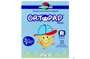 Sie sehen eine Packung AUGOKKLUSPFLASTER ORT.F BOY REGUL 50ST, Produktbild: 01 AUGOKKLUSPFLASTER ORT.F BOY REGUL 50ST, A-Nr.: 2880531 - 01