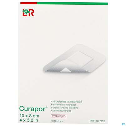 Wundverband Curapor Steril Chirurgisch 10x 8cm 50st, A-Nr.: 4041651 - 01