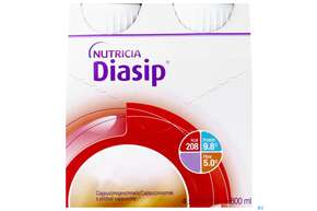 Sie sehen eine Packung Diasip 200ml Cappuccino 4st, Produktbild: 01 Diasip 200ml Cappuccino 4st, A-Nr.: 4299013 - 01