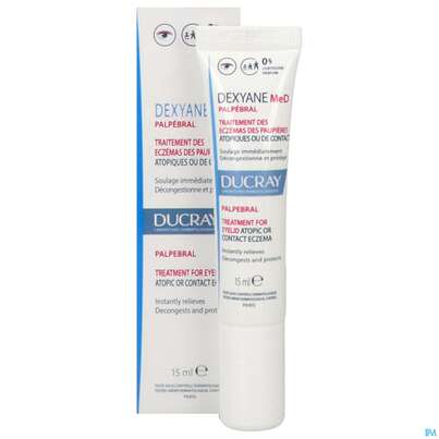 Sie sehen eine Packung Ducray Dexyane Med Creme Augenlid Neu 15ml, Produktbild: 11 Ducray Dexyane Med Creme Augenlid Neu 15ml, A-Nr.: 5659703 - 11