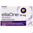 Sie sehen eine Packung Ellaone Filmtabl 30mg 1st, Produktbild: 01 Ellaone Filmtabl 30mg 1st, A-Nr.: 5522619 - 01