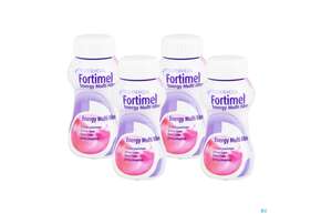 Fortimel/multifibre 1,5kcal 200ml Flasche Erdbeer 24st, A-Nr.: 3237688 - 01