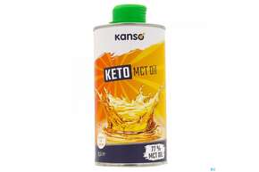 Sie sehen eine Packung Kanso Mct Oel 77% 500ml, Produktbild: 01 Kanso Mct Oel 77% 500ml, A-Nr.: 4764415 - 01