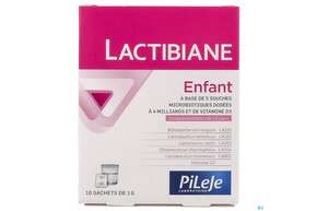 Sie sehen eine Packung Lactibian Kinder 4m Beute 10st, Produktbild: 01 Lactibian Kinder 4m Beute 10st, A-Nr.: 5062709 - 01