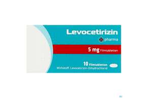 Levocetirizin-+pharma Filmtabl 5mg 10st, A-Nr.: 4475823 - 01