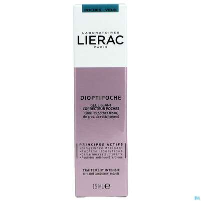 Sie sehen eine Packung Lierac Dioptipoche Augenpflege Traenen 15ml, Produktbild: 01 Lierac Dioptipoche Augenpflege Traenen 15ml, A-Nr.: 4763634 - 01