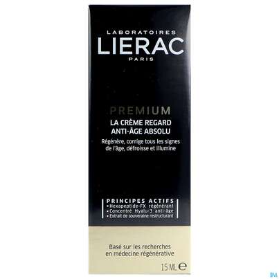 Sie sehen eine Packung Lierac Premium Augenpflege 18 15ml, Produktbild: 01 Lierac Premium Augenpflege 18 15ml, A-Nr.: 4888005 - 01