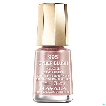 Sie sehen eine Packung Mavala Nagellacke 995 Cyber Blue 5ml, Produktbild: 01 Mavala Nagellacke 995 Cyber Blue 5ml, A-Nr.: 4909144 - 01