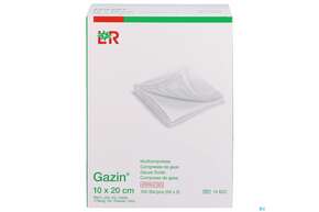 Mullkompressen Gazin Baumw.17faedig Steril 8fach 10x 20cm 50x2 100st, A-Nr.: 2309285 - 01