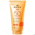 Sie sehen eine Packung Sonnenprodukte Nuxe Sun Melting Lotion High Protect F50 Ges+koerp 150ml, Produktbild: 01 Sonnenprodukte Nuxe Sun Melting Lotion High Protect F50 Ges+koerp 150ml, A-Nr.: 5649857 - 01