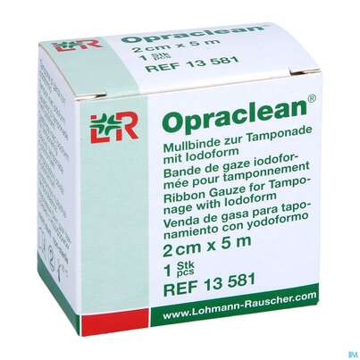 Mullbinden Opraclean +jodoform 5mx 2cm 1st, A-Nr.: 3610070 - 03