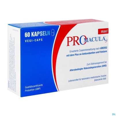 Sie sehen eine Packung Promacula Kapseln Max 60st, Produktbild: 02 Promacula Kapseln Max 60st, A-Nr.: 2834844 - 02