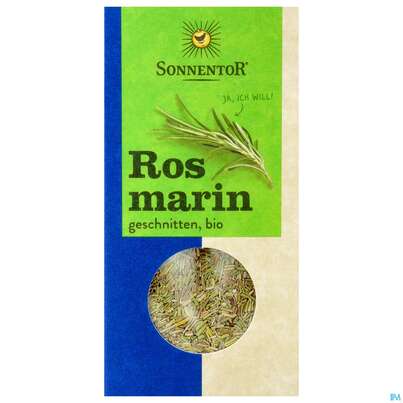 Sie sehen eine Packung Sonnentor Bio Rosmarin 00316 25g, Produktbild: 01 Sonnentor Bio Rosmarin 00316 25g, A-Nr.: 3740453 - 01