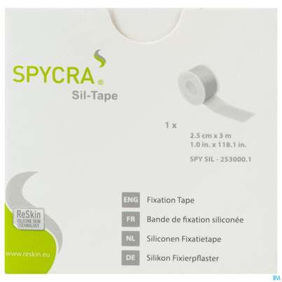 Tape Silikon Fixierpflaster Spycra Silikon Tape 2,5cmx 3m 1st, A-Nr.: 5705188 - 01