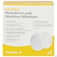 Sie sehen eine Packung Stilleinlagen -medela Waschbar 4st, Produktbild: 01 Stilleinlagen -medela Waschbar 4st, A-Nr.: 1543197 - 01