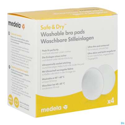 Stilleinlagen -medela Waschbar 4st, A-Nr.: 1543197 - 04