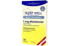 Wellness Sleep Well Tabletten, 30 Stück pro Packung, A-Nr.: 4998024 - 01