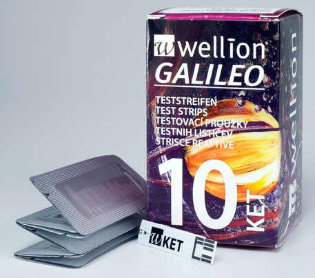 WELL10-10KET Wellion GALILEO Keton-Teststreifen, A-Nr.: 4553658 - 01