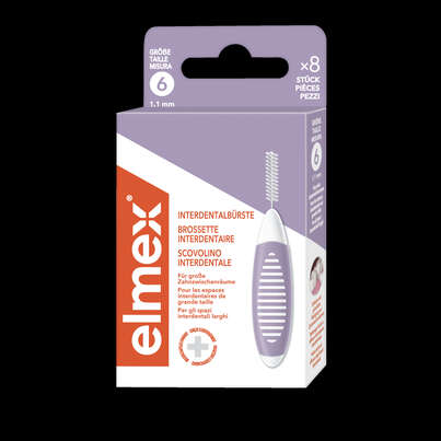 elmex® Interdentalbürsten Lila Größe 6, A-Nr.: 5429328 - 01