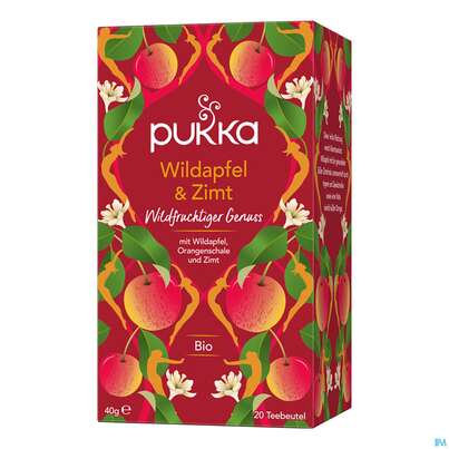 Bio Pukka Wildapfel &amp; Zimt 20 Filterbeutel, A-Nr.: 4407916 - 02