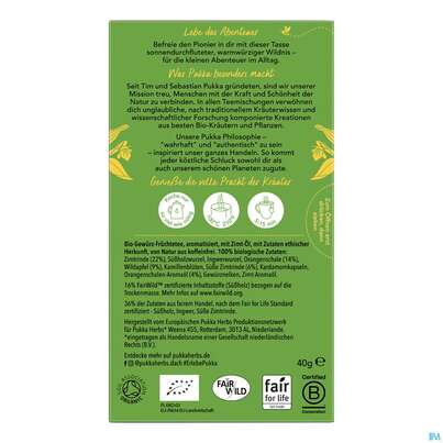 Bio Pukka Wildapfel &amp; Zimt 20 Filterbeutel, A-Nr.: 4407916 - 03