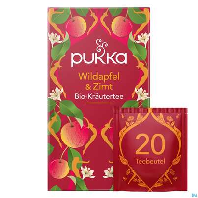 Bio Pukka Wildapfel &amp; Zimt 20 Filterbeutel, A-Nr.: 4407916 - 04