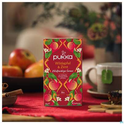 Bio Pukka Wildapfel &amp; Zimt 20 Filterbeutel, A-Nr.: 4407916 - 06