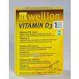 Sie sehen eine Packung Wellion Vitamin D3 Kapseln, 30 Stück, Produktbild: 01 Wellion Vitamin D3 Kapseln, 30 Stück, A-Nr.: 5720874 - 01