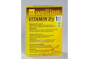 Wellion Vitamin D3 Kapseln, 30 Stück, A-Nr.: 5720874 - 01