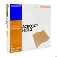 Sie sehen eine Packung Wundverband Acticoat/flexibel Flex 3 Silberverband Dehnbar 10x 10cm 12st, Produktbild: 02 Wundverband Acticoat/flexibel Flex 3 Silberverband Dehnbar 10x 10cm 12st, A-Nr.: 3385727 - 02