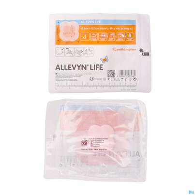 Wundverband Allevyn Life Schaumstoffverb.silikon 10,3x 10,3cm 10st, A-Nr.: 4062363 - 03