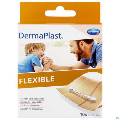 DERMAPLAST FLEXIBLE 8X 10CM 10ST, A-Nr.: 3047172 - 02