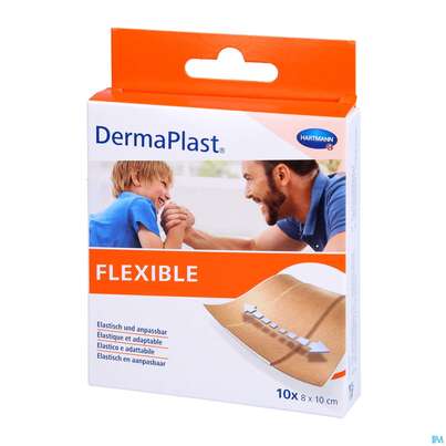 DERMAPLAST FLEXIBLE 8X 10CM 10ST, A-Nr.: 3047172 - 04